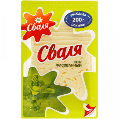 Изображение товара Сыр Сваля Тильзитер ломтики 45%, 200г