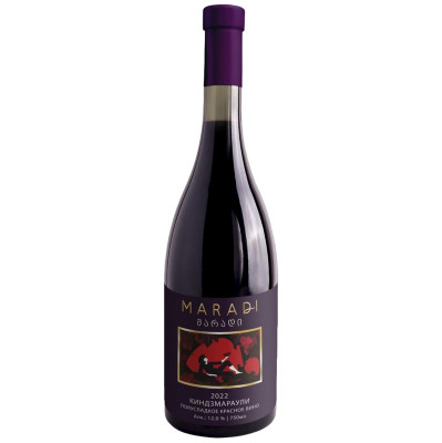 Изображение товара Вино Maradi Киндзмараули красное полусладкое 12%, 750мл