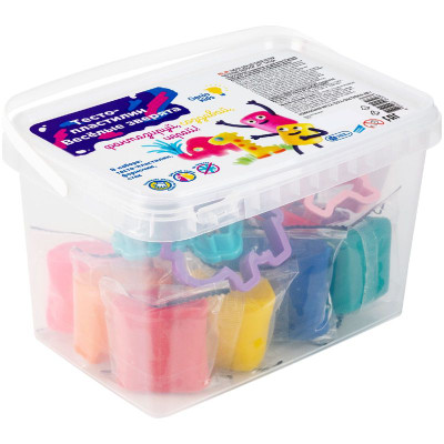 Изображение товара Тесто-пластилин Genio Kids Веселые зверята для детской лепки ТА1064