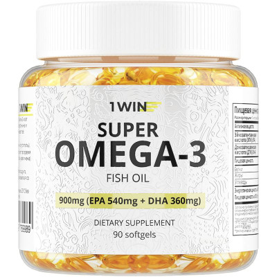 Бад 1win Омега-3, 90шт