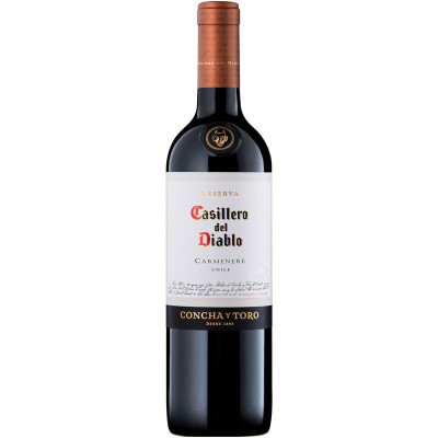 Изображение товара Вино Casillero del Diablo Carmenere Reserva красное сухое 13.5%, 750мл