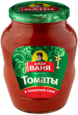 Изображение товара Томаты Дядя Ваня в томатном соке, 680г