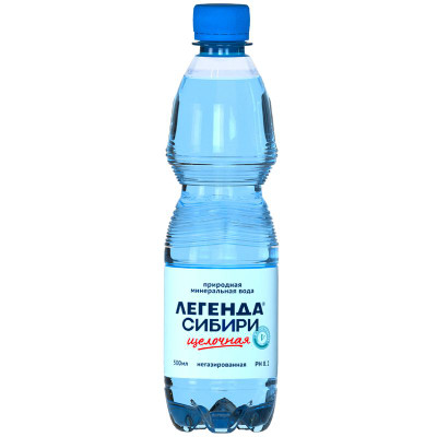 Изображение товара Вода Легенда Сибири минеральная лечебно-столовая негазированная, 500мл