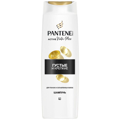 Изображение товара Шампунь Pantene Pro-V густые и крепкие, 400мл