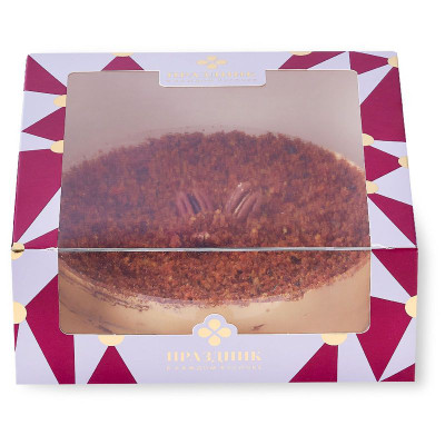 Изображение товара Торт Морковный с пеканом постный Перекрёсток, 500г