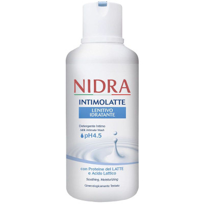 Изображение товара Гель для интимной гигиены Nidra увлажняющий с молочными протеинами, 500мл