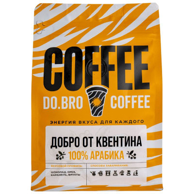 Изображение товара Кофе Do.Bro от Квентина жареный в зёрнах, 250г
