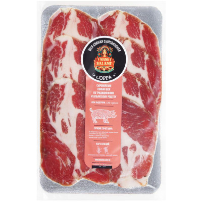 Изображение товара Шея свиная Mami Salame Coppa crudo сыровяленая категории Б, 100г