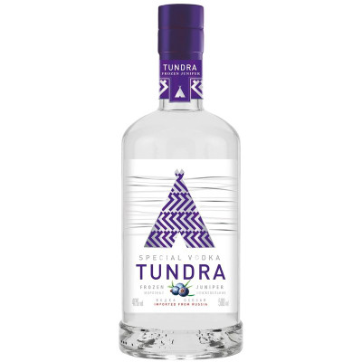 Изображение товара Водка Tundra Морозный можжевельник Водка крайнего севера особая 40%, 500мл