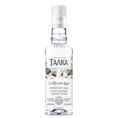 Изображение товара Водка Талка Сибирский кедр особая 40%, 250мл