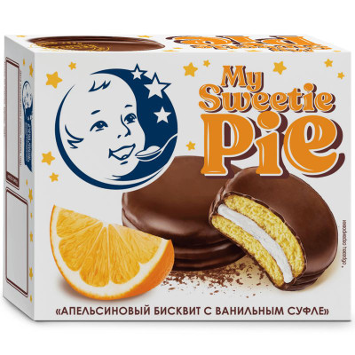 Изображение товара Бисквит Завод им. В.П.Пастухова My Sweetie Pie с ароматом апельсина, 60г