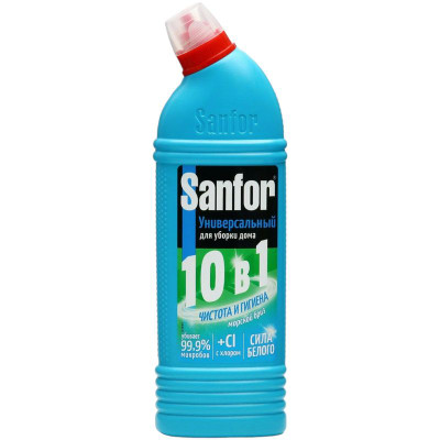 Изображение товара Средство чистящее Sanfor Universal 10в1 морской бриз, 750мл