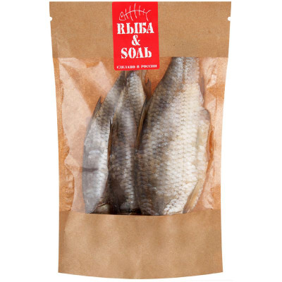 Изображение товара Вобла Rыба&Sоль вяленая неразделанная, 200г