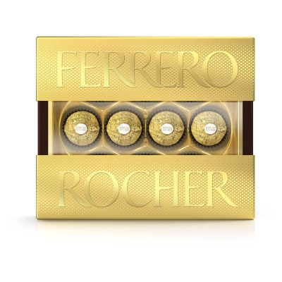 Изображение товара Конфеты Ferrero Rocher, молочный шоколад и лесной орех, 125г