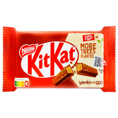 Изображение товара Шоколад KitKat молочный с хрустящей вафлей, 41.5г