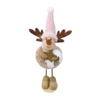 Изображение товара Фигурка Лось новогодняя Маркет в ассортименте