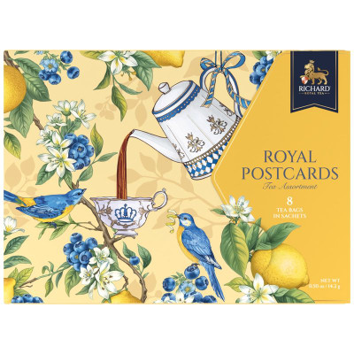 Изображение товара Чай Richard Королевские открытки ассорти, 14.2г