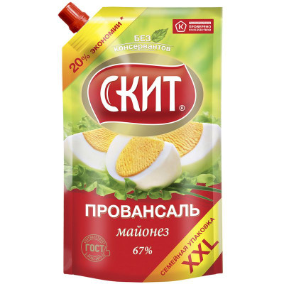 Изображение товара Майонез Скит Провансаль 67%, 675мл