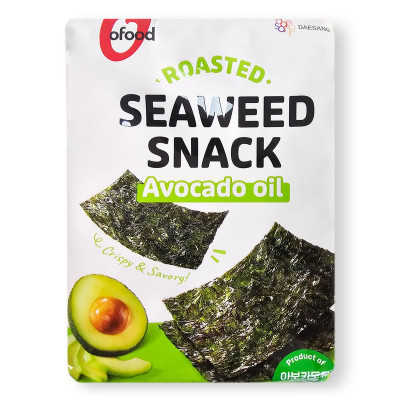 Изображение товара Капуста морская O'Food сушёная обжаренная в масле авокадо, 4г