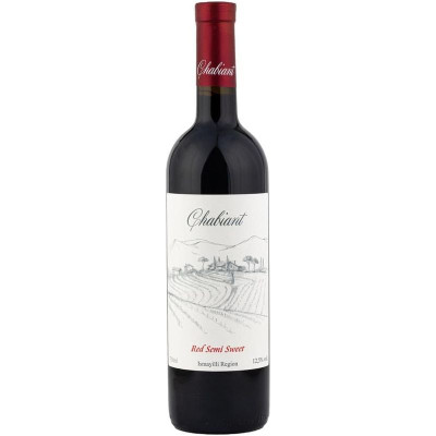 Изображение товара Вино Chabiant Азербайджан красное полусладкое 12.5%, 750мл