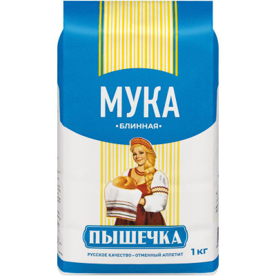 Изображение товара Мука Пышечка блинная 1кг