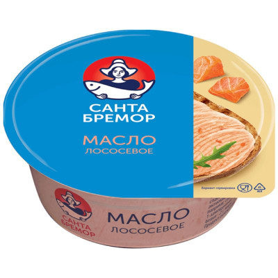 Изображение товара Масло лососёвое Санта Бремор Бутербродное, 100г
