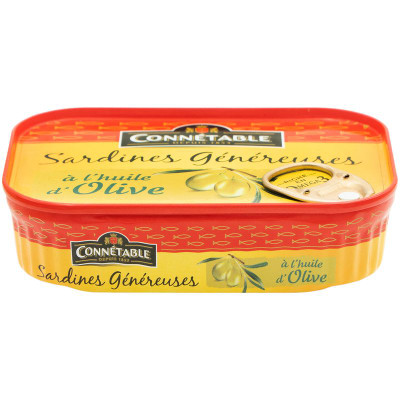 Изображение товара Сардины Connetable в оливковом масле, 140г