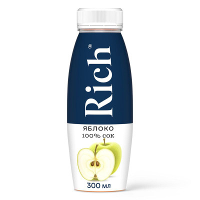 Изображение товара Сок Rich яблочный, 300мл