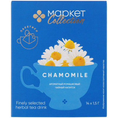 Изображение товара Напиток Ромашка чайный Market Collection, 14x1.5г