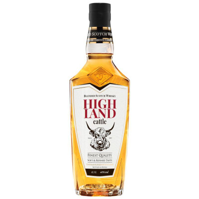 Изображение товара Виски Highland Cattle шотландский купажированный 40%, 500мл