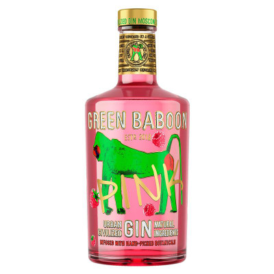 Изображение товара Джин Green Baboon Пинк 40%, 700мл