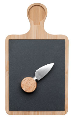 Изображение товара Набор для сервировки Apollo Tapas доска сервировочная 18x14см нож для сыра 10см, 2шт