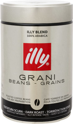 Изображение товара Кофе Illy в зёрнах 100% арабика тёмной обжарки, 250г