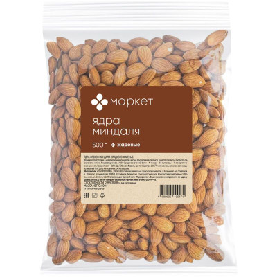 Изображение товара Ядра миндаля жареные Маркет, 500г