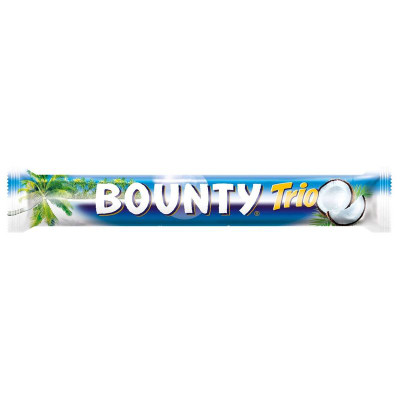 Изображение товара Батончик шоколадный Bounty Трио, 82.5г