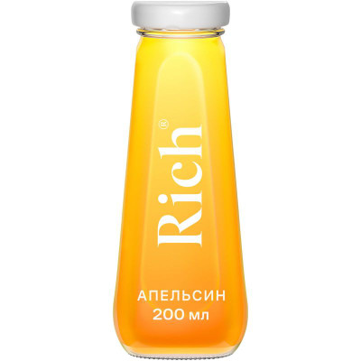 Изображение товара Сок Rich апельсиновый, 200мл