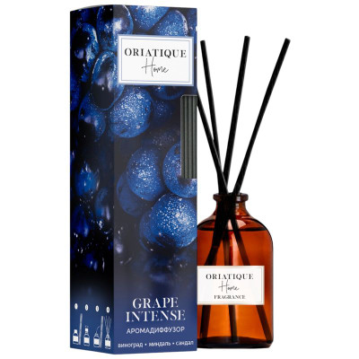 Изображение товара Аромадиффузор Oriatique Grape Intense с ароматом винограда миндаля и сандала, 40мл