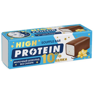 Изображение товара Суфле Завод им. В.П.Пастухова молочное с ванилью в молочном шоколаде без сахара, 50г