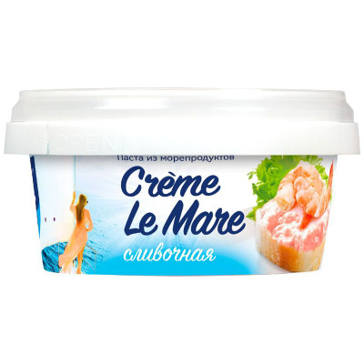 Изображение товара Паста Балтийский Берег Creme Le Mare сливочная из морепродуктов, 150г