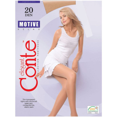 Изображение товара Колготки Conte Elegant Motive 20 женские natural размер 2