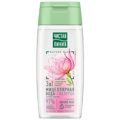 Изображение товара Мицеллярная вода Чистая Линия Цветочная 3в1, 100мл