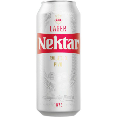 Изображение товара Пиво Nektar светлое, 500мл