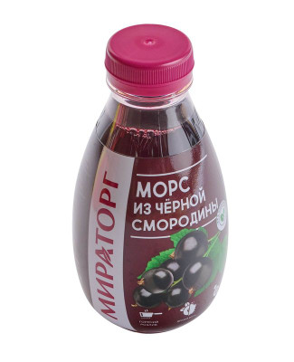 Изображение товара Морс Мираторг из ягод черной смородины, 370мл