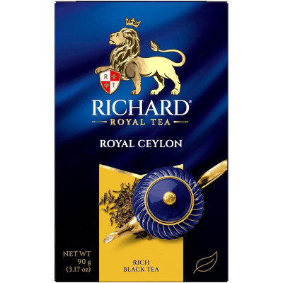 Изображение товара Чай Richard Королевский цейлон чёрный листовой, 90г
