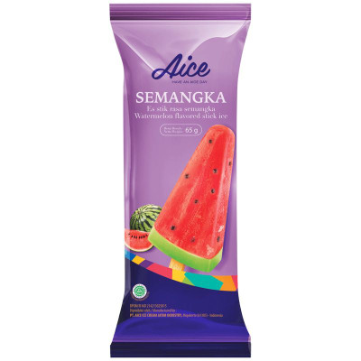 Изображение товара Мороженое Aice Арбуз эскимо, 65мл