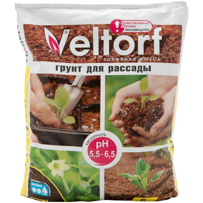 Изображение товара Грунт для рассады Veltorf Торфяная смесь, 5л