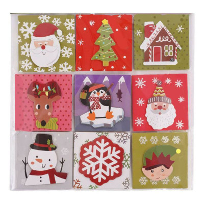 Изображение товара Наклейки 3D декоративные Маркет в ассортименте, 9шт