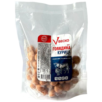 Изображение товара Фрикадельки Веско из говядины и курицы категории Б замороженные, 450г