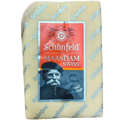 Сыр Schonfeld Swiss Maasdam 48%