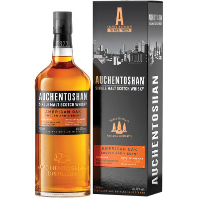Изображение товара Виски Auchentoshan American Oak 40% в подарочной упаковке, 700мл